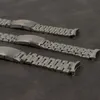 Wholesale 20mm 22mm Silver Stainless Steel Watch Band For Fit Omega Strap Seamaster Speedmaster Planet Ocean Watchband