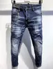 nouvelle marque de jeans décontractés pour hommes européens et américains à la mode lavage de haute qualité meulage à la main pur optimisation de la qualité la352