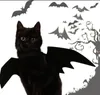 Fashion Pet Cosplay Clothes Dogs Cats Halloween Costume Black B jlldJE mx_home