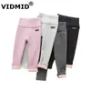 Vidmid Winter Cold Baby Girls Tjock Leggings Pantyhose Barnbyxor Barnflickor Fleece Baby Girls Leggings Kläder 7096 11 LJ201019