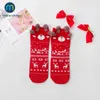 3 Paar Geschenkbox Cartoon Baumwolle Weihnachtssocken Kinder Junge Herbst Winter Warme Baby Mädchen Socken Kinder Meias Stuff Miaoyoutong 201112