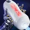 Real Male Sucking Masturbation Device Toy with Suction Adult Vibrator Sexual Machine 0114