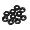 10Pcs-Lot Black Billet Aluminum Fender Car Bumper Washer Bolt Engine Bay Dress Up Fastener Kit Lisence Plate Decor Bolts M6 Screw