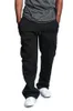 2020 Nieuwe Jogging Zweet Broek Broek Voor Effen Kleur Casual Losse Broek Mannen Joggers Sportscholen Merk Zakken Cargo Broek plus Size X1228