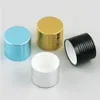 3ml Mini Clear Glass Essential Oil Bottle With Aluminum Lids Transparent Container Silver Gold Black cap 500pcs