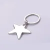 New Five-pointed star keychain keyring Zinc Alloy Star Shaped Keychains Metal Keyrings Five Pointed Star Bag Charm Accessories keyring gift