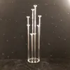 Acrílico Candle Candle Candelabres Candelabres Elegant Wedding Centerpieces Table Candlestick Festa de Natal Decoração Home Senyu471