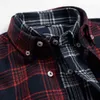 Plus Size 8XL 9XL 10XL Heren Plaid Shirt Lente Herfst Sizlong Sleeve Klassieke Business Daily Loose Casual Streetwear Kleding G0105