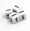 Wholesale 19*19mm 2pcs/set New Exotic Novelty Sex Dice Sex Products Adults Luminous Dice Love Ludo Galloping Dominoes for Adult Games Female Male