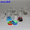 Hookah Ash Catcher 14mm 3,2 tum Mini Glass Bong Ashcatchers Thick Pyrex Clear Bubbler Ashcatcher 45 90 grad