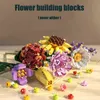 Montessori Building Blocks Kwiaty Zabawki budowlane Dla Dzieci Chłopiec Dzieci Dorośli Konstruktor Dropshipping Never Wither Fade Y220214