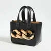 Petite chaîne épaisse dames handbag2021Trend Simple Design Women Messenger Sac pu Leather Women's Bag de femme