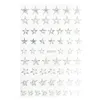 50st Ny Fluorescens Hollow Stars Nail Art Sticker Fem-spetsade Star Art Decorations DIY Nail Tillbehör