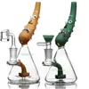 Bong pickle water pipe dab rig beaker inline perc bongs heady glass pipe cucumber oil rigs smoking accessories hookahs