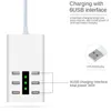 Desktop USB Charger HUB 6 Ports US EU UK US Plug Wall Socket Dock Fast Charging Extension Power Adapter for Cell Phone Tablet