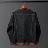 Männer Jacken 2021 Männer Mode Schwarz Baumwolle Motorrad Jeans Männlich Streetwear Casual Slim Denim Jacke Mantel Plus Größe 7XL 8XL