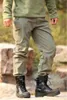 Moda- tubarão pele Militar tático Carga Pants Men selva Quente Camping Escalada Plano revestimento impermeável calças compridas Windproof Camo