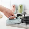 Kitchen Cleaning Brush with Handle Window Cleaner Bathroom Brush Kitchen Accessories Tiles Brush Wash Pot Supplies