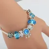 Blaue Legierung Zirkon Armband Frauen Dreamcatcher Glasperlen Armband Mode DIY heißer Verkauf Perlen Armbänder weibliches Geschenk mit Beutel