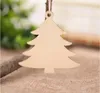 木製のタグクリスマスボールスノーフレーククリスマスツリーソックス雪だるま形クリスマス装飾アートクラフト装飾品DHLフリーシップSN1624