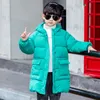 OLEKID 2020 Otoño Invierno Chaqueta para niños con capucha Grueso Abajo Algodón Niñas Parka 2-12 años Niños Adolescentes Niños Ropa exterior Abrigo LJ201125