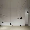 Decorazione della lampada appesa a LED per soggiorno Design a filo lungo Luci a sospensione a sospensione geometrica Pendente a parete SCONCE SCONCA