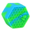 26ml silikonbehållare Rökolja vaxburk DAB-burkar behållare hexagonform