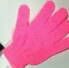 Отшелушивающий Ванна Перчатки нейлоновые Перчатки для душа Body Spa Массаж Dead Cell Skin Remover для мытья тела Массаж Скраб Марокко Полотенце LSK1452