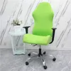 Solid Color Elastic Gaming Chair Covers Modern Office Rotating Computer Anti-dirty Seat Cases Removable Housse De Chaise 220302