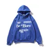 Män hoodie cpfm ye måste vara född igen brev tryckt hög gata hip hop hoodies 2 färg hooded tröja billigt hoodie