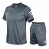 Quick Dry Men Running Sets Sports suits Costumes gym Fitness Clothing Summer Men's Football Tracksuit Uniforms Sportswear Y1221