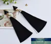 Czeski Złoto Długie Tassel Drop Kolczyki Dla Kobiet Moda Vintage Ethnic Fringe Triangle Dynda Kolczyk Biżuteria Hurtownie