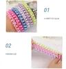 Ładne Scrunchies Elastyczne Hairbands Spiraled Guma Band Hair Liny Ponytail Holder Telefon Drut Włosy Krawaty M4001