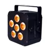 10IN1 Ricarica Flightcase Pack Alimentato a batteria Wireless DMX512 LED Par Light 6x18w tyanshine dom Slim9274108