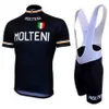 2020 Maglia da ciclismo classica manica corta Molteni Set Pantaloncini con bretelle da Mtb traspirante Set di abbigliamento da ciclismo Cinturino in bianco e nero Ropa Cic9917264