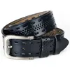 Top 100% Genuine Leather Men's Belts,Casual Design Mens Hollow Ventilate Belt For Men,Hip Jeans Belts