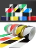 Self-adhesive Traffic Signal Ground Non-dust Workshop Landmark Twill Black Yellow Waterproof Safety Tape