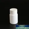 5 pièces 15 ml/20 ml/30 ml plastique PE blanc vide joint bouteilles solide poudre médecine pilule flacons réactif emballage conteneurs
