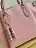 M55029 Klassische Haumea Totes Handtaschen Mode Ladies Mahlna Reißverschluss Bag Crossbody Frauen echte Lederumhängenden mit Quasten M550272e