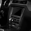 Center Console Navigatiekader Airconditioner Groot scherm Koolstofvezel voor Ford Mustang 2009-2013 Interieuraccessoires