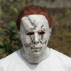 Halloween Michael Myers Mask Horror Carnival Mask Masquerade Cosplay Vuxen Full Face Hjälm Halloween Party Scary Major Masks 10pcs T1i2547