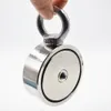 1Other Building Supplies Neodymium Magnet Double side Strong Salvage Fishing magnet 150KGx2 face search magnet holder magnetic stell cup holder