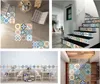 Tile paste kitchen Wall Stickers waterproof PVC tiles patch Bohemian pattern self-adhesive anti-skid small sticker