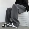 Breite Bein Cargo Hosen Streetwear Baggy Jeans Frühling Herbst Männer Koreanische Mode Lose Gerade Männliche Marke Kleidung Schwarz 220221