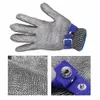 Other Security Accessories Safety Cut Proof Stab Resistant Stainless Steel Metal Mesh Butcher Glove Health And Safety Easy To Clean Durable Quality