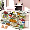 Friends Central Perk Filt Child Mat Tapestry Soft Wall Bed Bead Beach Table Y200417