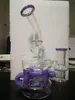 2022 narghilè Hitman di alta qualità toro bong con accento smokey Vapor dab Rigs Oil rig Glass Recycler tubi dell'acqua per fumatori con giunto da 14,4 mm