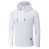 Plus w rozmiarze 3xl mężczyzn Spring Bawełna ciepłe dzianiny Sweter Pullover Men Autum 3D Wzór swobodny sweter z kapturem Pull Homme Men 20124