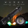 Mini Portable flashlights 3 Light Modes Zoomable Bright USB LED Rechargeable torch Work Lights Small Pocket Flashlights Camping Keychain Lamp