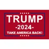 Trump 2024 Ta American Back Car Stickers Polyester Spara Amerikanska US Presidentilil Trumps Klistermärke Dekorativa FHH21-860